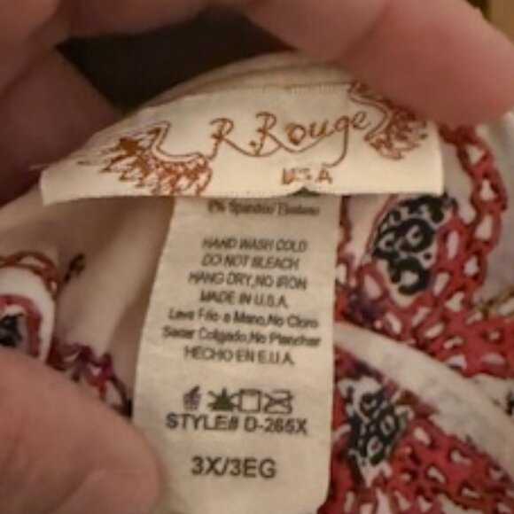 R.ROUGE Dress Size 3X - Picture 3 of 3